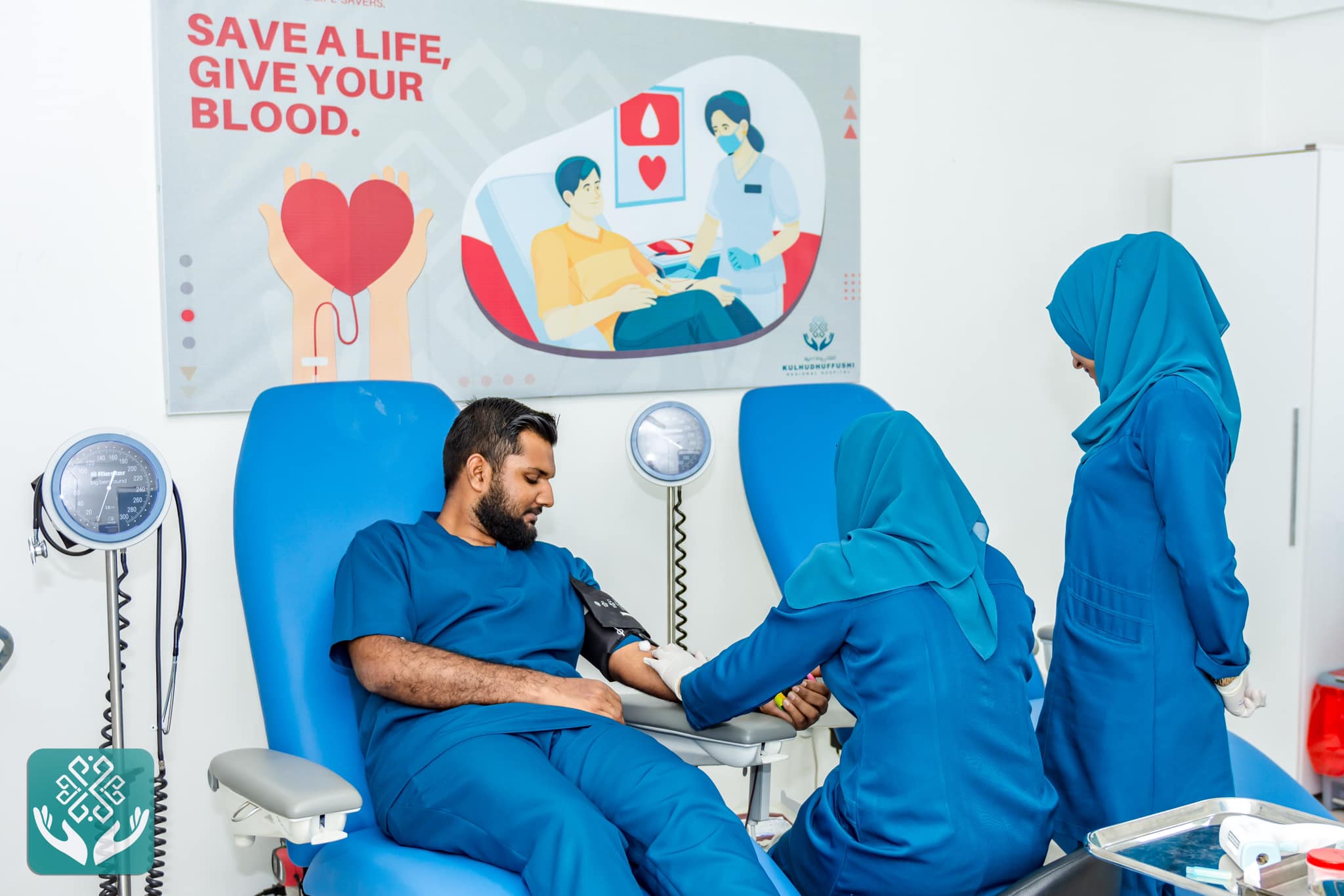 Donating blood